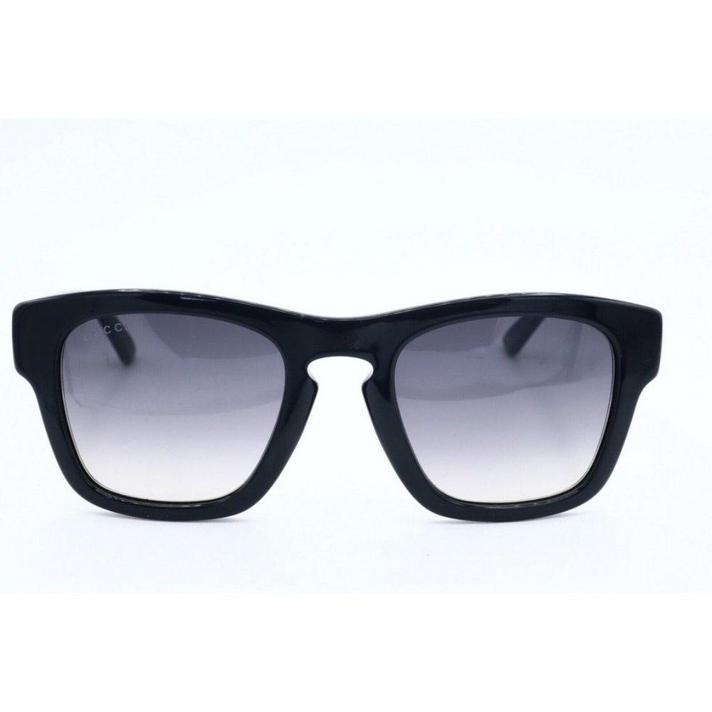 New Authentic Gucci GG 3791/S 8079C Black Square Sunglasses Gray Lenses 49mm (A) - Picture 2 of 6